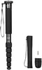 koolehaoda Camera Monopod 61" Aluminum Portable Photography Unipod Stick, 6-Section Telescopic, Folding is