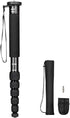 koolehaoda Camera Monopod 61" Aluminum Portable Photography Unipod Stick, 6-Section Telescopic, Folding is