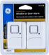 GE Personal Security Window and Door Alarm, 2 Pack, Wireless Chime/Alarm, Easy Installation, Home Security, White
