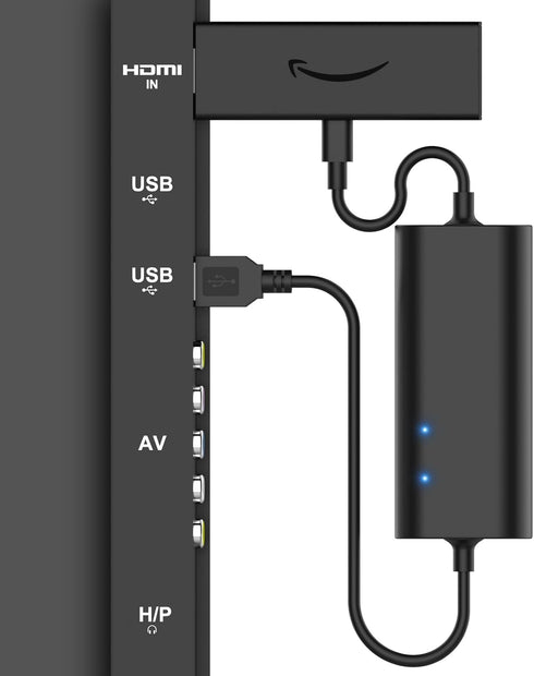 IBERLS Fire Stick USB Power Cable Adapter for Fire TV 4K/Ultra HD/Lite, Power Streaming via TV USB Port