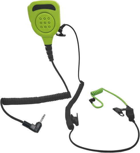 Waterproof Shoulder Mic with 3.5mm Earpiece, Walkie Talkie Lapel Microphone for Motorola