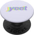 Yeet Funny Rainbow Text Aesthetic PopSockets Swappable Grip for Phones & Tablets