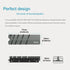 M.2 2280 SSD Heatsink, Double-Sided Heat Sink with Thermal Silicone Pad for PC M.2 SSD