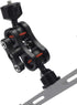 Leftfoto 360 Articulating Double Ballhead Magic Arm Monitor Mount, Double Ballheads Degree Rotation for DSLR Field