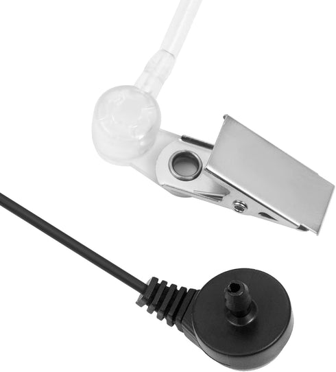 Walkie Talkie Earpiece Headset for Motorola Radio, Covert Acoustic Tube and PTT Mic (1 Pack) for cls1410, cls1110,
