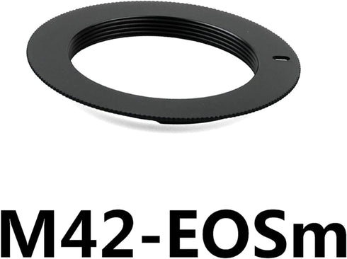 Whoasyst M42x1mm Screw Mount Change Ring Telescope Eyepiece Lens for EOSM EF-M Series Mirrorless Camera Accessory
