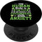 PopSockets Standard PopGrip Pickle Cucumber Body With Anxiety Funny Vegetable Humor