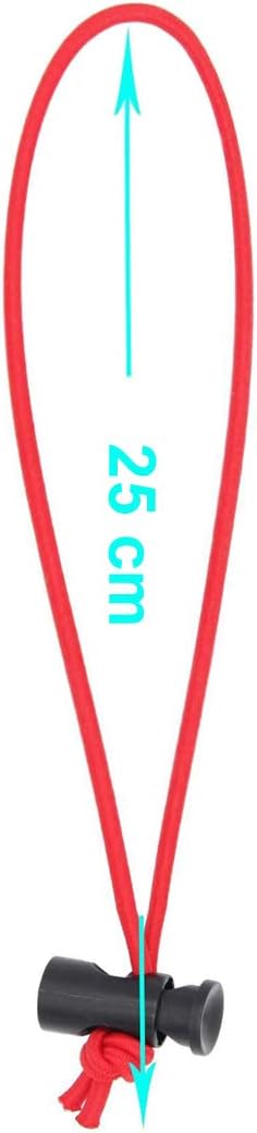 Foto&Tech Multipurpose Extra Thick Elastic Cable Tie - Adjustable Cable Strap Toggle Tie for Cable Management