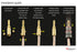 Nakamichi Ultimate Series 24K Gold Plated Beryllium Red Copper Banana Plug, 12-18 AWG Gauge Size, 4mm Connector, 10 Pcs