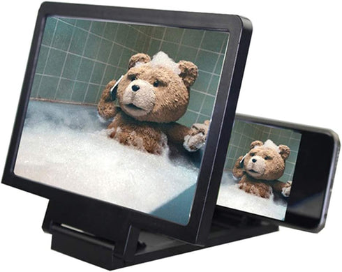 WOEIFGV Enlarged Screen Phone Stand Bracket 3D Screen Amplifier Screen Video Magnifier for