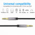 3.5mm Audio Aux Cord, Male to Male Auxiliary Cable for Beats Headphones, iPhone, iPod, 1-Pack, 3.3ft