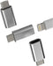 Lightning Female to Micro USB Male Charging Adapter (3pack) for Galaxy S7 Active, Nexus 5, LG Android Charger