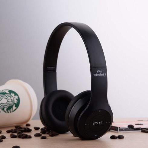 Upgraded Hybrid Noise Cancelling Headphones, Wireless Bluetooth with Mic, Deep Bass, Soft Earpads