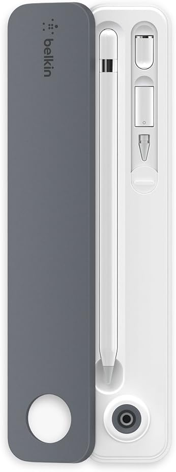Belkin Pencil Case for Apple Pencil 1st Gen - Compact Pouch for Accessories, Tips, Cap Storage, Compatible with iPad,