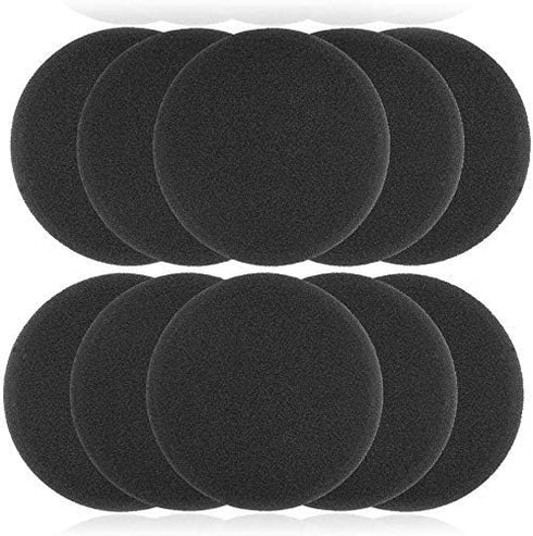 Foam Ear Pad Replacement Cushions, Headphone Disposable Sponge Covers, 10 Pairs