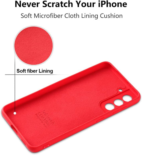 X-level Guardian Series Case for Samsung Galaxy S21 5G - Slim Fit Soft TPU Super Thin - Red