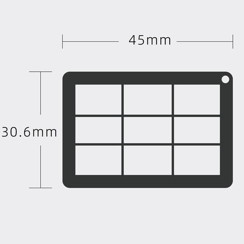 Hjdlhx 4 Pieces View with Chain Sturdy Waterproof Compact Landscape View for Painting Viewer, Acrylic