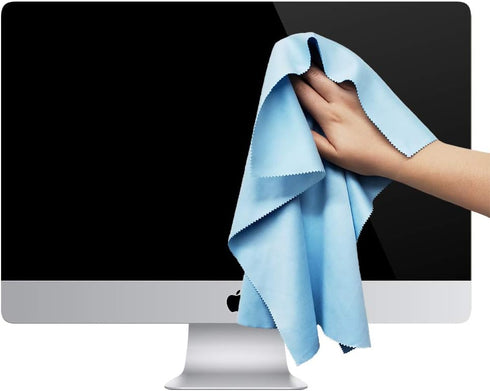 Extra Large 14" X 15" Lint Free Microfiber Cleaning Cloth Wipes for Camera Lens and All Electronic Device Screens.