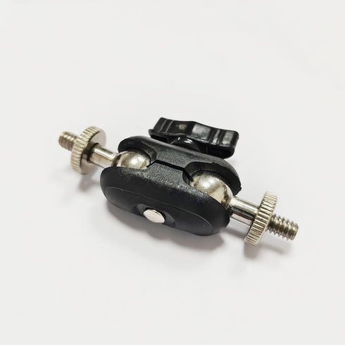 2 Pack Phone Holder Stand Arms, Dual Head 17mm Ball Joint + 1/4'' Screw Heavy Duty Magic Arm Camera Mount Connector
