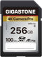 Gigastone 256GB Memory Card, 4K Pro Series Speed Up To 100MB/s, Compatible with Canon Nikon Sony Camcorder, A1 V30 UHS-I