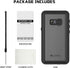 Lanhiem IP68 Waterproof Dustproof Case for Samsung Galaxy S8, Rugged Full Body Shockproof Cover with Screen Protector