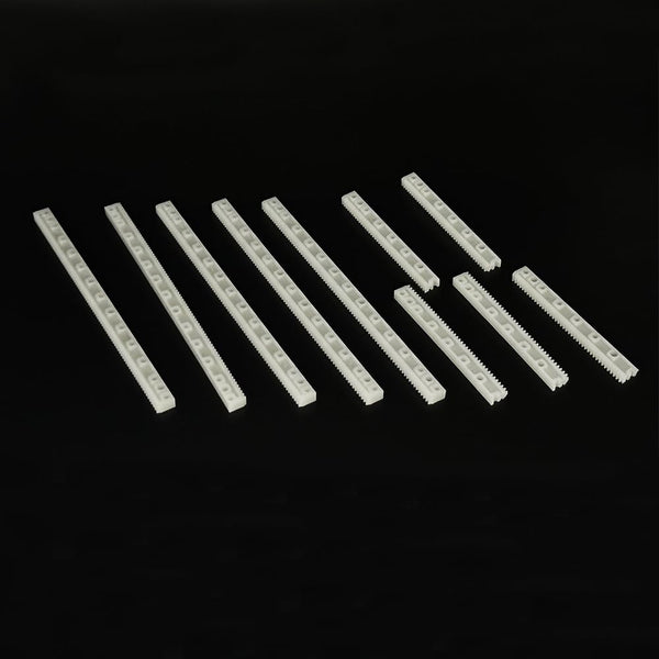 Gracilaria 20PCS RC Toy Module 0.5 Plastic Gear Rack Connecting Rod Pinion Transmission