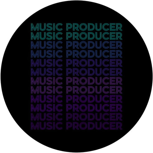 Music Producer Electronic Beat Maker Gifts Music Producer Electronic Musician Retro Beat Maker PopSockets Standard