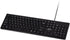 Monoprice Low-Profile Silent Keyboard, Spill-Resistant Membrane with Water-Resistant Coating, 10 Million Keystrokes -