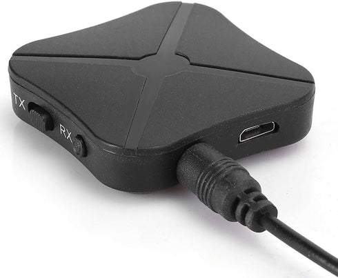 Dpofirs 2 in 1 Bluetooth 5.0 Audio Adapter, Multifunctional Music Receiver Transmitter for Computer and Headphones