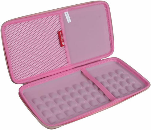 Hermitshell Hard Travel Case for Logitech MX Keys Mini Minimalist Wireless Illuminated Keyboard (Rose Gold + Pink)
