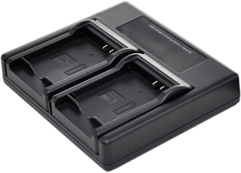 BTBAI NP-FS10 np-fs20 np-fs30 uds2 Battery Charger USB Dual for Digital Camera Video Camcorder
