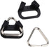 Stainless Steel Triangle Split Ring, Camera Strap Hook Lug Ring with Plastic Cap for Belt Hook Lanyard, 2 pcs