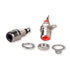 RCA Female Socket Connector - Chassis Panel Mount Adapter for Amplifier Audio Terminal RCA Plug (20-Pack)