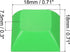 PATIKIL 1U Blank Keycaps, 10 Pack Universal PBT Replacement Accessories for MX Mechanical Keyboard, Green