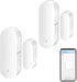 Wifi Door Sensor: Wireless Window Sensor with App Notification Alert, Smart Door Open/Closed Detectors, Contact Sensor