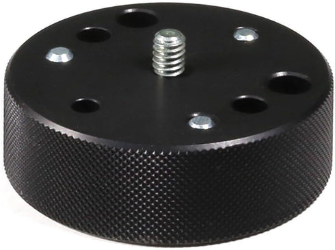 Manfrotto 120 Converter Plate Converts Tripod Head Screws from 3/8-Inch to 1/4-Inch, Black