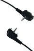 Vx-261 Earpiece Headset with Mic for Motorola Vertex Standard VX-231, VX-351 Walkie Talkie 2 Way Radio - Black