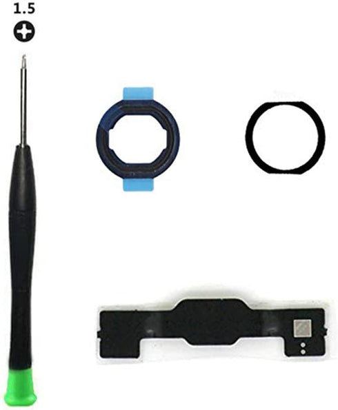 TPheal Gold Home Button Replacement for iPad 10.2" (2019-2021), Incl Flex Cable Connector.