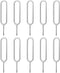 Sim Card Tray Pin 10-Pack for iPhone and Android Phones - Steel