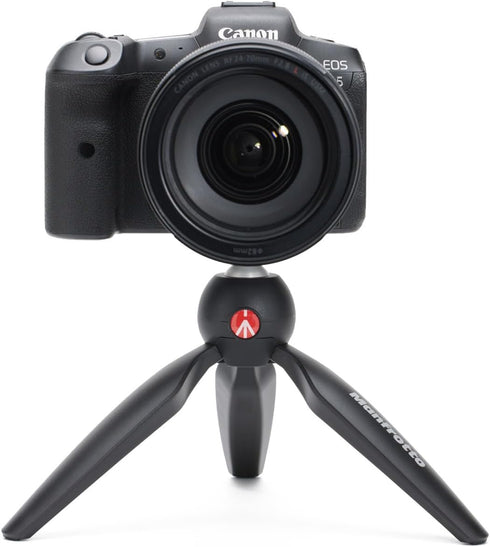 Manfrotto PIXI Mini Aluminum Tripod for Cameras and Smartphones - Black