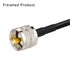wlaniot PL259 Crimp Connectors, UHF Male RF Coax Compatible with RG58 RG142 RG400 Low Loss