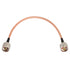 Eightwood N Male to N Male Low Loss RG400 Cable 12 inch for 4G LTE Antenna, WiFi Yagi Antenna, Router