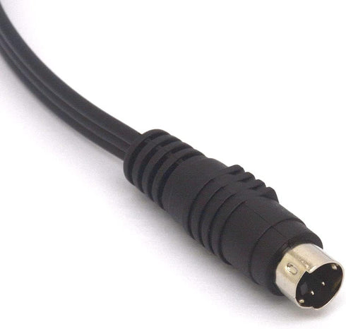 GLHONG 4 3 Pin S-Video to RCA Female TV Adapter Cable Conversion Cord for TV PC Computer Video AV Projector