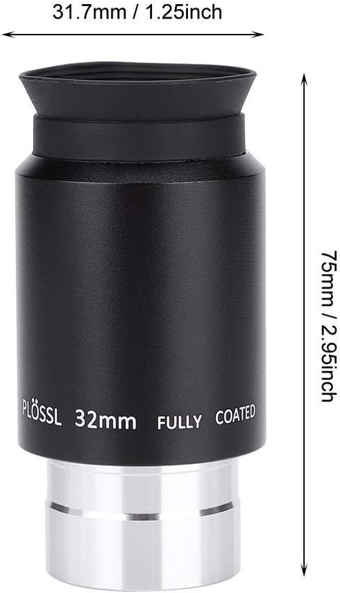 fo sa 1.25" 52 32mm Astronomical Telescope Eyepieces, Zoom Eyepiece with Multilayer Coating, Degree HD Zoom Lens