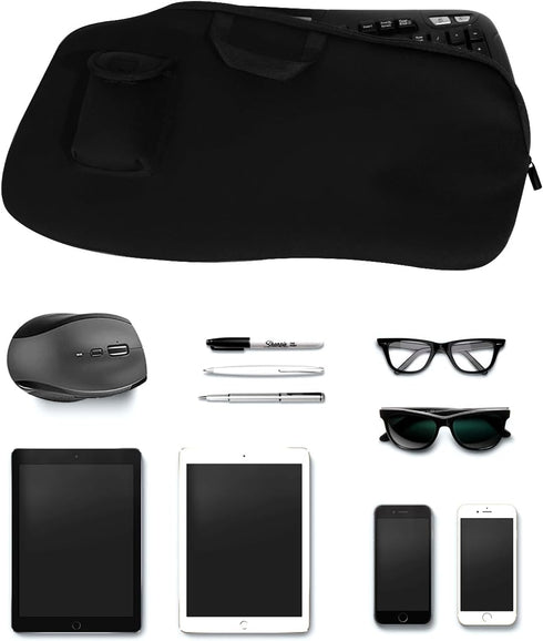 EiiJugaloo MK570/MK550 Portable Keyboard Case Shockproof Waterproof Dustproof Keyboard and Mouse Case Compatible