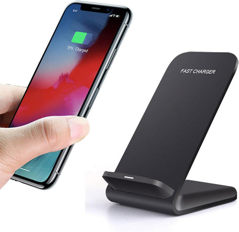 Wireless Charger Stand 20W Fast Charging for Samsung Galaxy S24/S24+/S24 Ultra/S23/S22/S21/S20/Note, Google Pixel