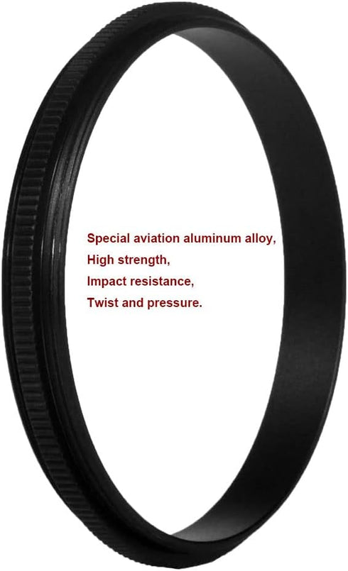 9 Pieces Filter Ring Adapter Set, Camera Lens Male to Male Metal Stepping Rings Kit (Includes 9pcs Male to Male Set