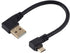 Right Angle Micro USB Cable 90 Degree Charger Cord for Samsung Galaxy S7/S6/S5, Kindle Fire, TV Stick (3-Pack)