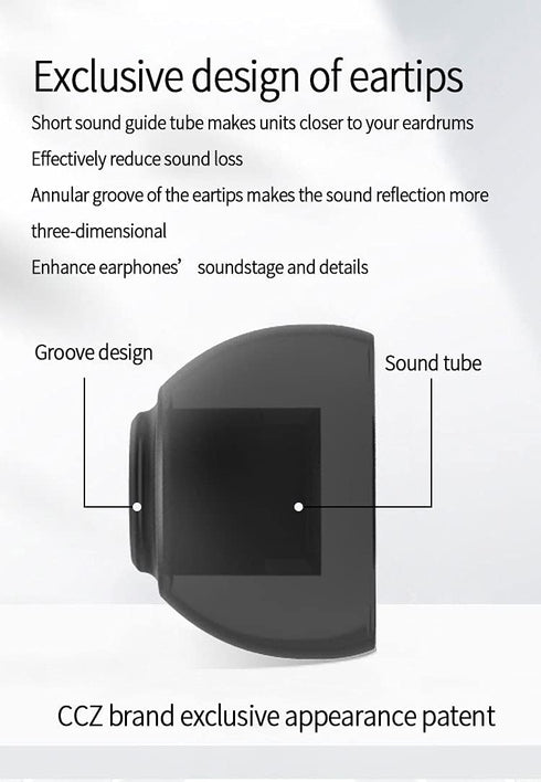 Keephifi Melody Ear Earbuds Wired with HD Microphone, In Ear Monitor Headphones for Running and Conferencing
