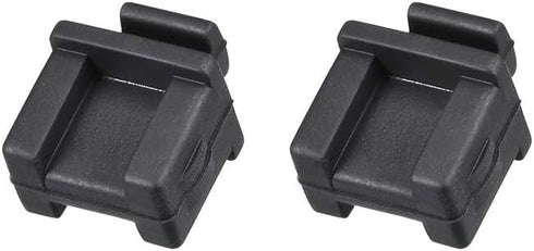 uxcell 5pcs SFP Silicone Protectors Cap Port Cover, Anti Dust 14mmx12mmx17mm Black
